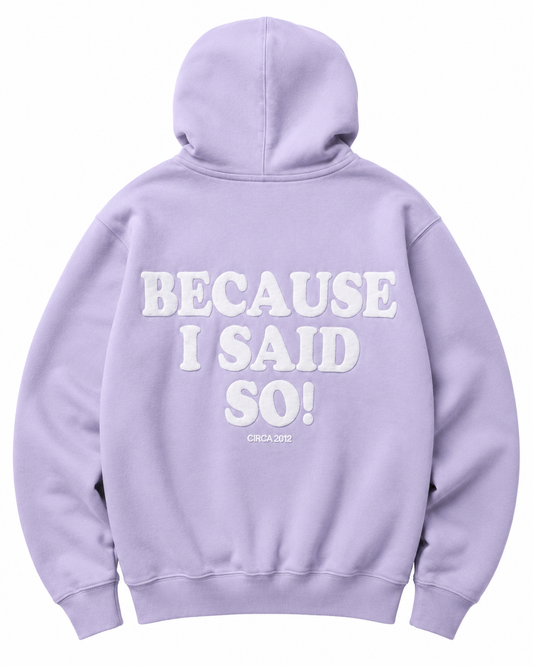 Because I said so! hoodie